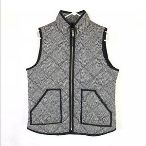 J crew herringbone vest